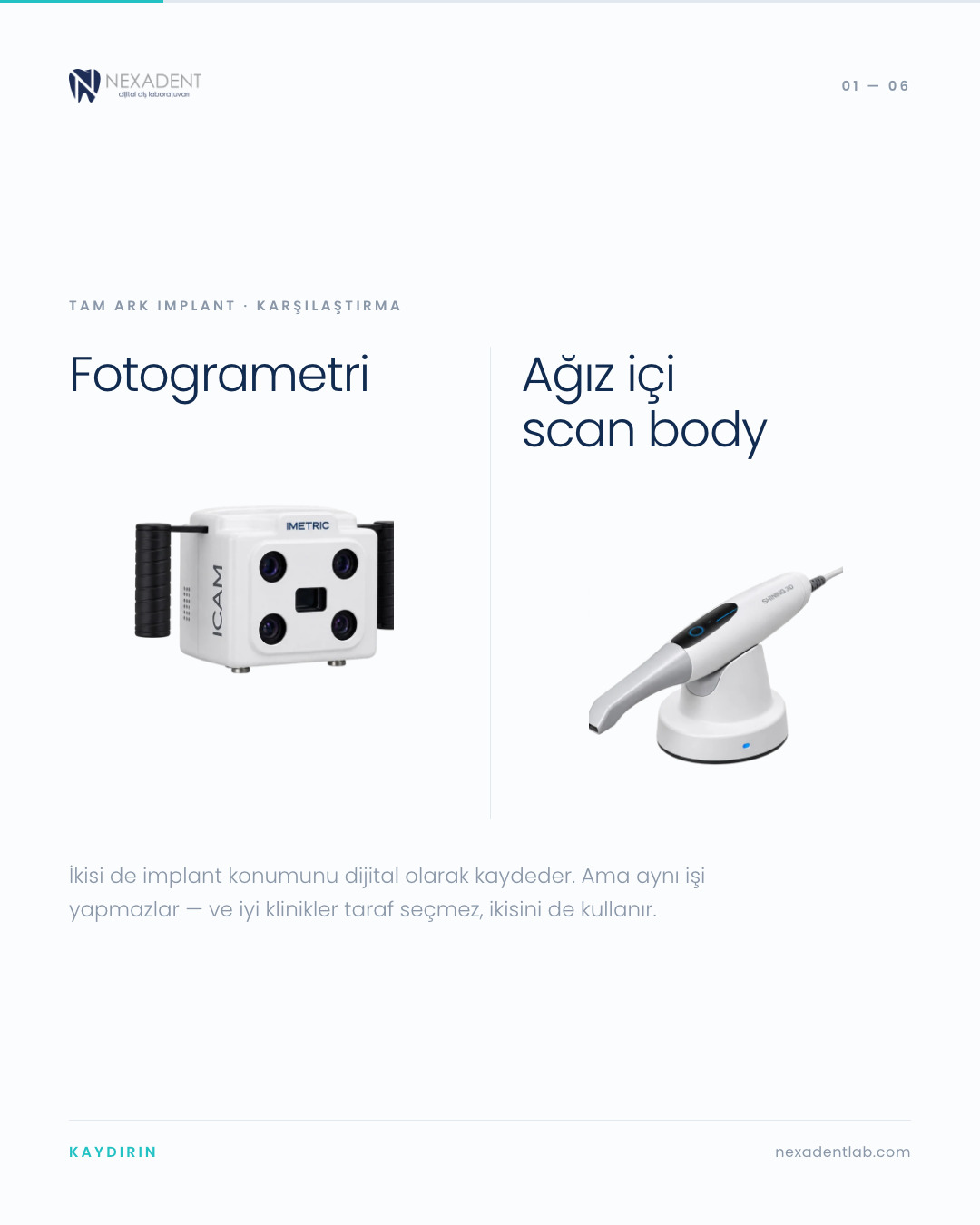 Fotogrametri mi ağız içi scan body mi