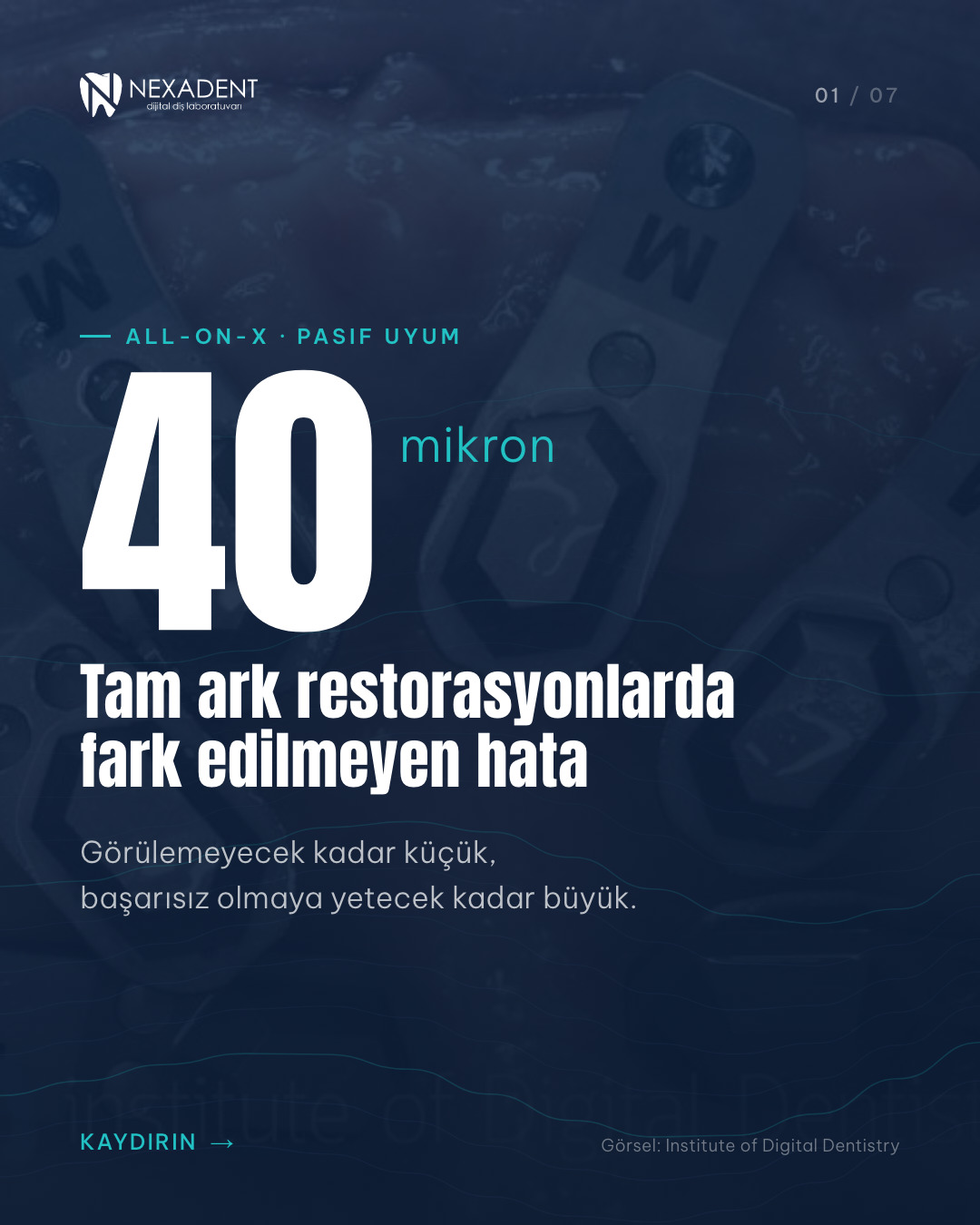 Tam ark pasif uyum ve 40 mikron sorunu